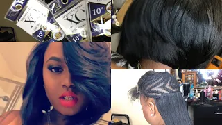 Sew in Razor Cut Bob |XQ HAIR| Protective Styles for natural hair