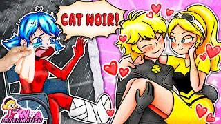 Miraculous Sad Love Story | OMG! Ladybug With Broken Leg Was Betrayed | 재미있는 스톱 모션 만화 | Annie Korea