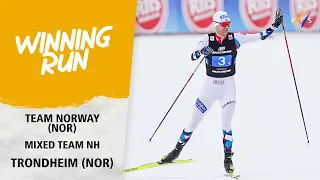 Norway comes from behind to win on home soil | FIS Nordic Combined World Cup 23-24