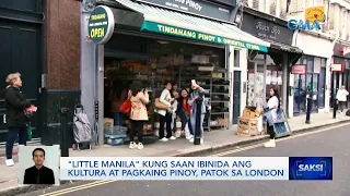 "Little Manila" kung saan ibinida ang kultura at pagkaing Pinoy, patok sa London | Saksi