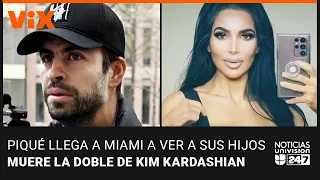 Piqué llega a Miami para ver a sus hijos y muere la doble de Kim Kardashian tras someterse a cirugía