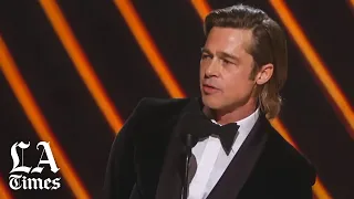 Brad Pitt wins his first acting Oscar for 'Once Upon a Time ... in Hollywood'