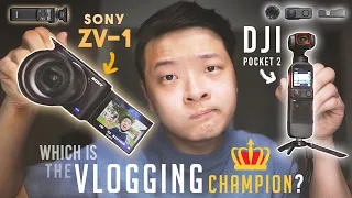 DJI Pocket 2 vs Sony ZV1 | Best Vlog Camera 2021