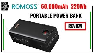 ROMOSS 60000mAh 220Wh Portable Power Bank