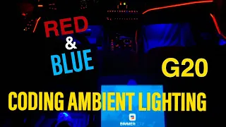 CODING AMBIENT LIGHTING ON A G20 - Bimmercode MHD