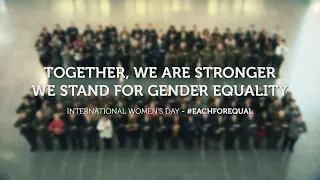 We are equal – International Women’s Day 2020