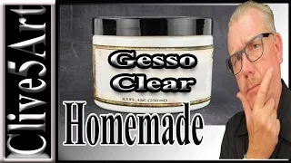 Make your own gesso,clear, Acrylic Painting for beginners