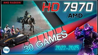 ♦️AMD Radeon HD 7970 in 25 GAMES         (in 2022-2023)