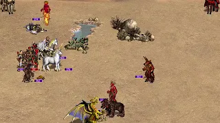 Rampart vs Inferno - Heroes of Might and Magic III - 1M Gold Battles