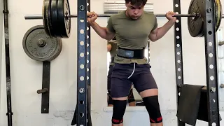 fastest 140 KG Squat I've ever done (6 months ago my 1 rep max)