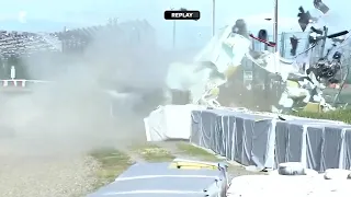 Super Formula 2023 Suzuka crash