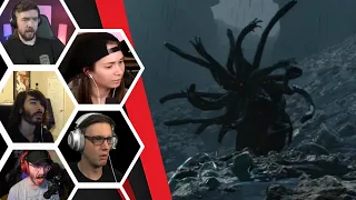 Let's Players Reaction To The First Time Encountering A Catcher | Death Stranding