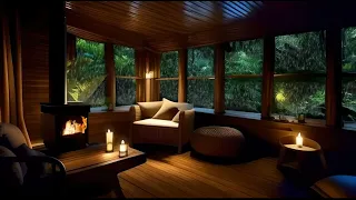 Embrace Serenity with Dreamy Forest House Rain Ambience for a Night of Tranquil Sleep