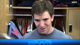 Eli Manning talks Giants future and Tiki Barber comments