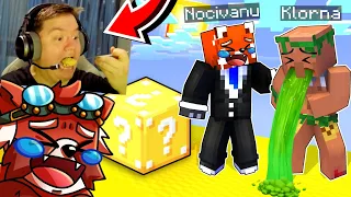 PROVOCARI NEBUNE pe LUCKY BLOCKS RACE! A MANCAT MUSTAR CU LAPTE (Gretos)