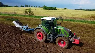 Zaorávání hnoje / Fendt 724 Vario + Lemken Diamond 6 / Fendt plowing