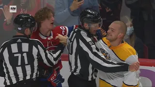 Montreal Canadiens Vs Nashville Predators Scrum