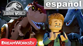 Confrotación de dino | LEGO Jurassic World: Leyenda de la Isla Nublar