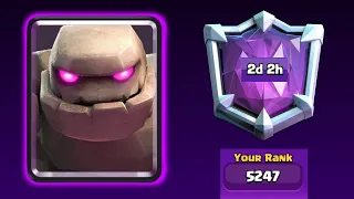 End of Season Push w/Triple Spell Golem Deck in Ultimate Champion