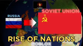 Russia forms Soviet Union in Roblox! ( ROBLOX Rise of Nations )