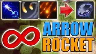 Infinite Rockets and Arrows [Rocket Flare + Sacred Arrow & Rearm] Dota 2 Ability Draft