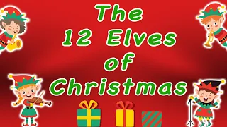 Kids book Read Aloud: The 12 Elves of Christmas, Preschool number counting, Holiday Music