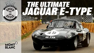 Low-Drag Jaguar E-Type prowls up the Goodwood Hill