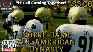 NCAA 14 | College Football Revamped | Notre Dame All-American Dynasty | S3:G6 | A Full Team Effort!!