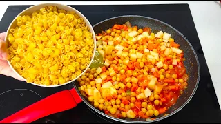 If you have CHICKPEA and PASTA try this RECIPE