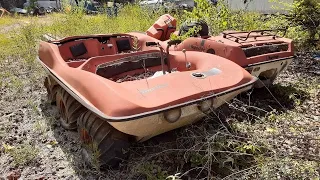 Will It Run Abandoned Hustler 6x6 Amphibious ATV | RESTORED