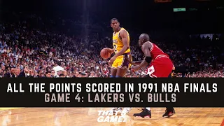 1991 NBA Finals | Game 4 | Los Angeles Lakers vs. Chicago Bulls | All The Points