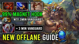 How to 100% Delete Offlane with 3Min Vanguard Pudge Unlimited HP Regen Max Heap Strength Dota 2