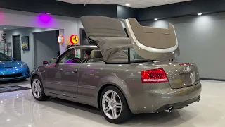 2008 Audi A4 Cabriolet Convertible Top Operation