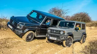 Test: Suzuki Jimny vs. Mercedes G | ÖAMTC