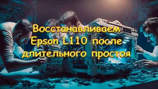 Восстанавливаем Epson L110 после длительного простоя.