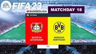 FIFA 23 - Leverkusen Vs. Borussia Dortmund - Bundesliga 22/23 Matchday 18 | Full Match