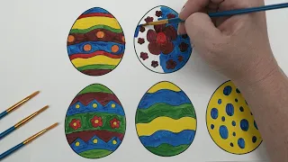 Color Mixing Easter Eggstravaganza: Fun with Colors for Kids!