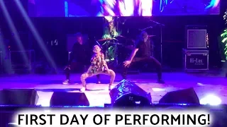 FIRST DAY OF PERFORMING!! INDIA VLOG #3 | Nicole Laeno