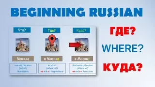 Basic Russian 1. Asking and Answering the Question "Where?": ГДЕ? vs. КУДА?