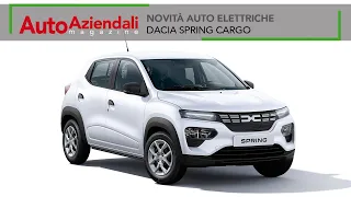 Dacia Spring Cargo: novità elettriche