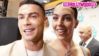 Cristiano Ronaldo & Georgina Rodriguez Interview With Press At The Minerales De Avila Brand Event