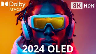 QLED, OLED, LG, SAMSUNG DEMO 2024, 8K HDR(120FPS)!