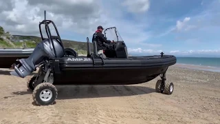 The best selection of OCM AMP boats - Boat with wheels driving on land