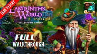 Labyrinths of the World 10: Fools Gold Collector's Edition [Android] Full Walkthrough | Pynza