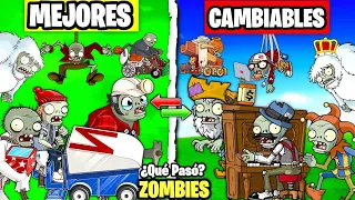 LOS MEJORES ZOMBIES que FUERON OLVIDADOS y REEMPLAZADOS en PVZ 2