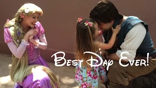 Lane Meets Flynn Rider at Walt Disney World