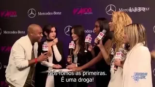 Fifth Harmony Backstage at the Jingle Ball Z100 Interview legendado PT BR