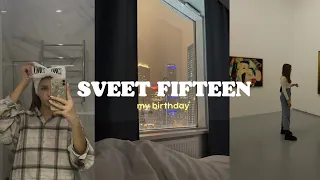 My SWEET fifteen || мой день рождения 15 🧝🏼‍♀️✨ + влог с МОСКВЫ