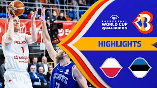 Poland - Estonia | Basketball Highlights - #FIBAWC 2023 Qualifiers