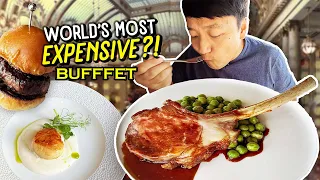 Eating EVERYTHING at The MOST EXPENSIVE Brunch Buffet in The World